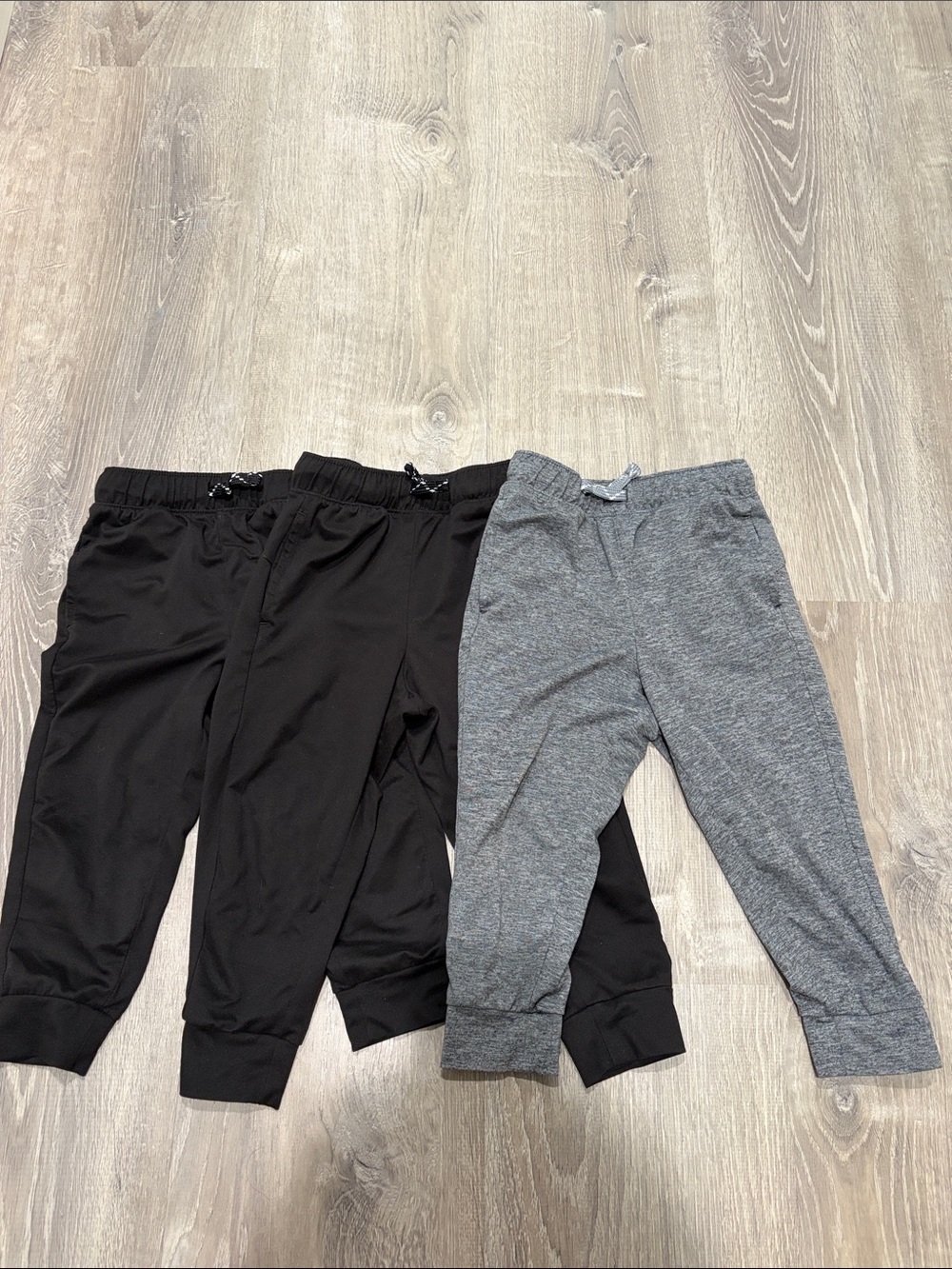Jumping Beans Active Black and Gray Jogger Pants - Pack of 3